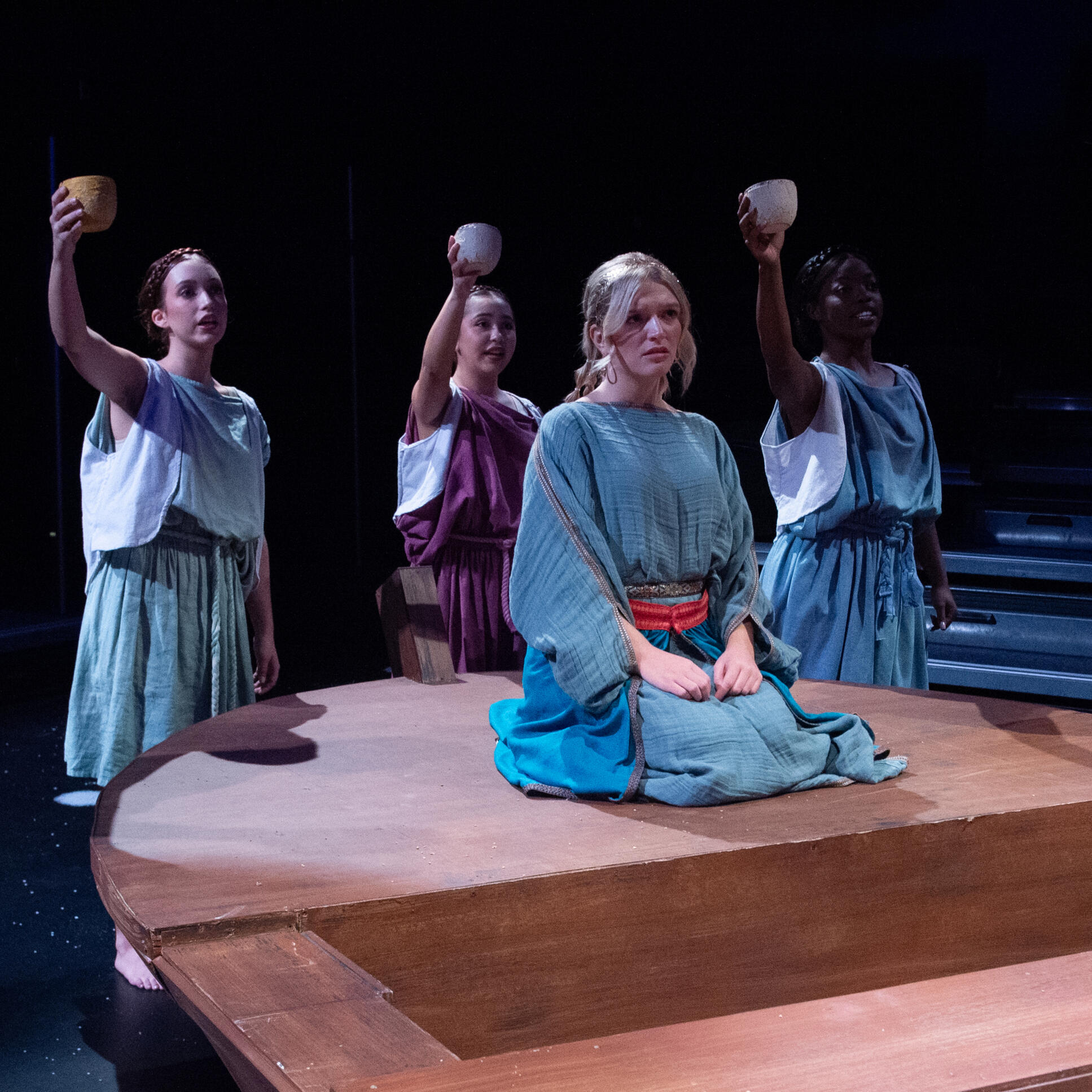 Penelope and three Sailors