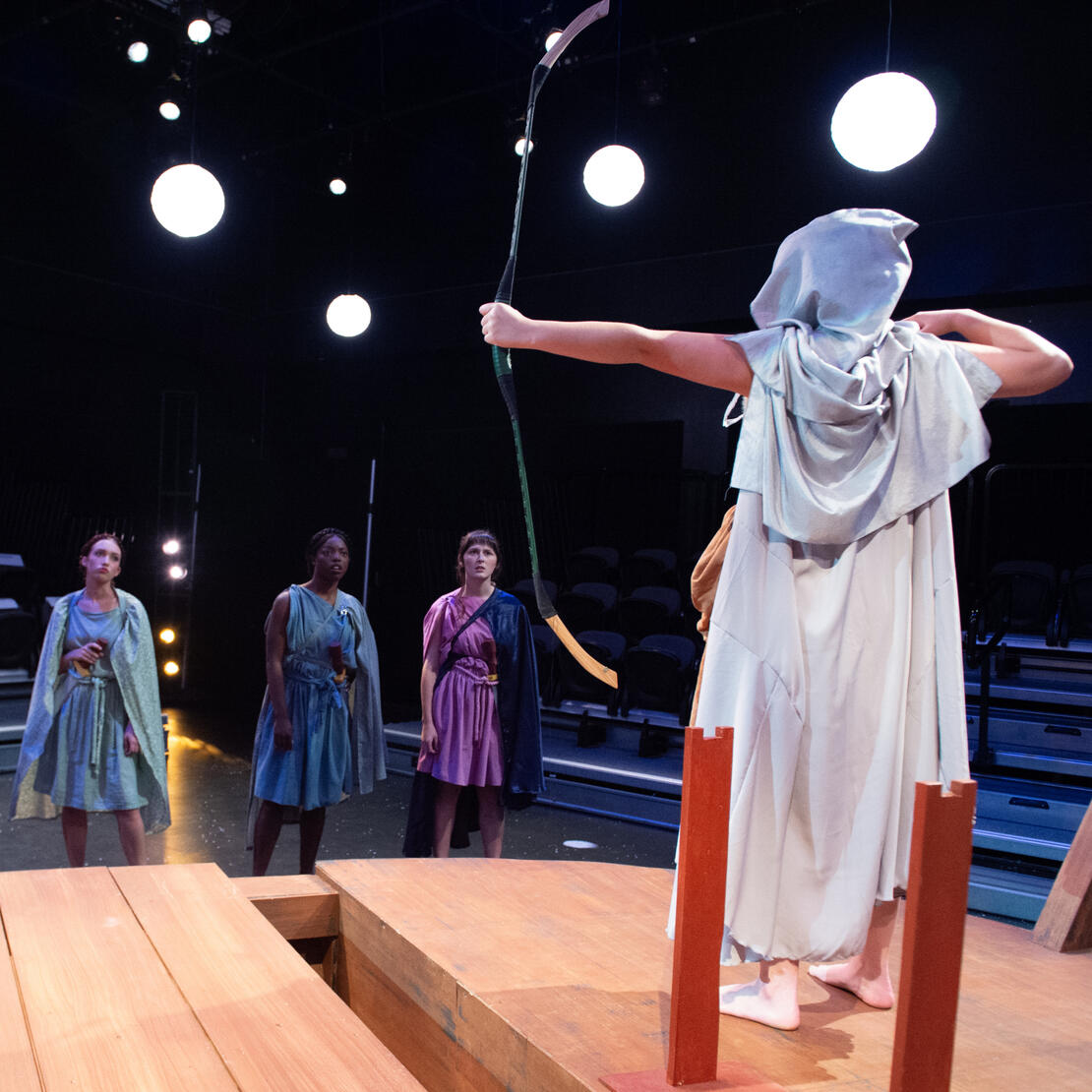 Odysseus disguised as an old man