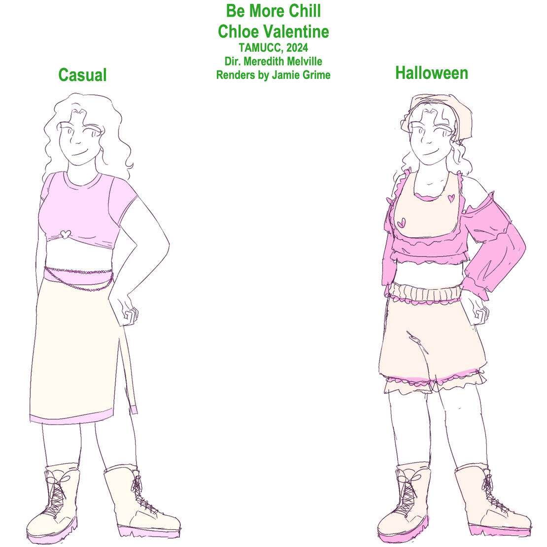 Digital Rendering of Chloe Valentine