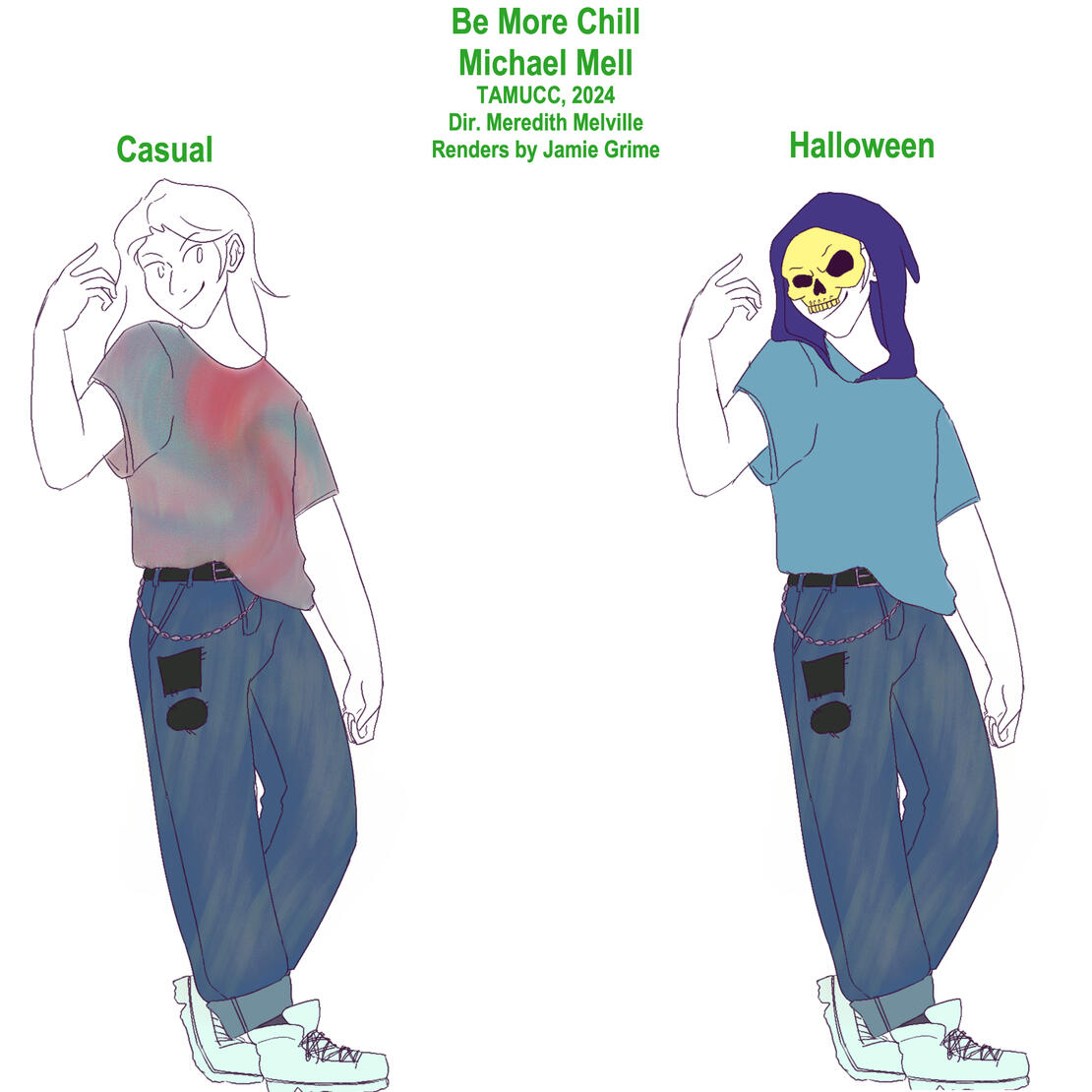 Digital Rendering of Michael Mell