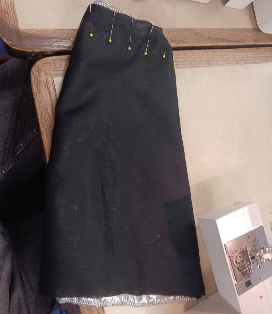 Lining the insides of sleeve covers for TAMUCC's production of Be More Chill