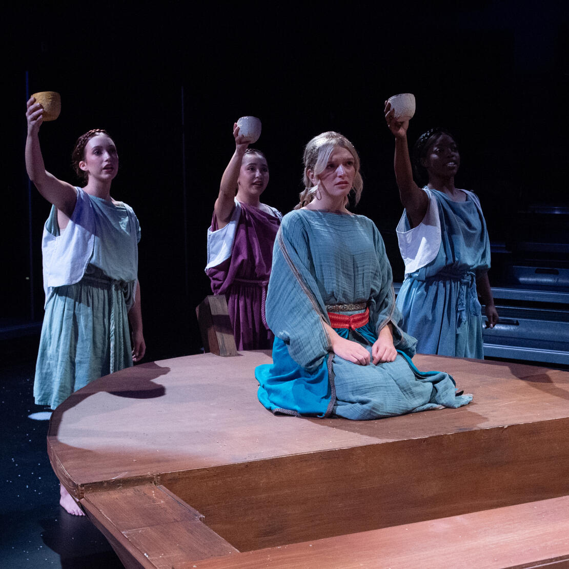 Penelope and three Sailors